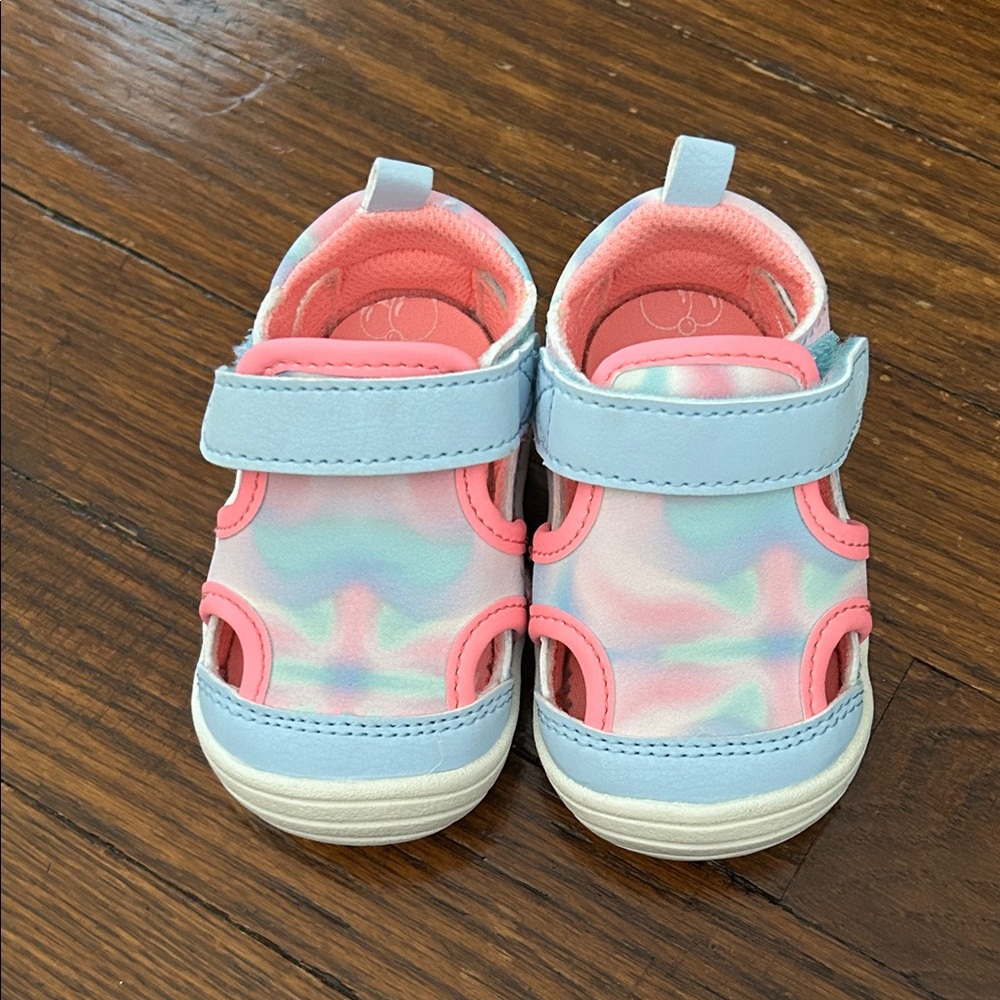 Stride Rite Colorful Kids Water Shoes with Velcro Straps Size 3
